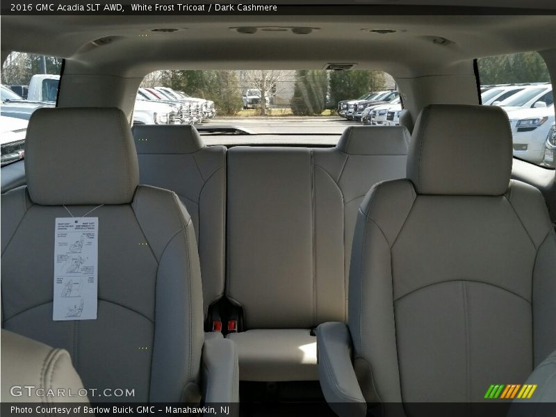 White Frost Tricoat / Dark Cashmere 2016 GMC Acadia SLT AWD