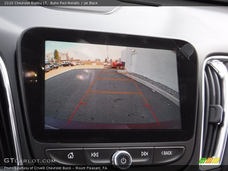 Butte Red Metallic / Jet Black 2016 Chevrolet Malibu LT
