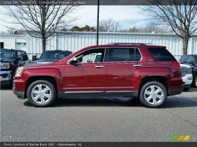 Crimson Red Tintcoat / Jet Black 2016 GMC Terrain SLT