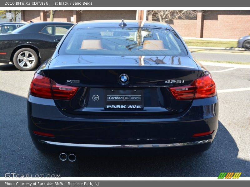 Jet Black / Sand Beige 2016 BMW X3 xDrive28i