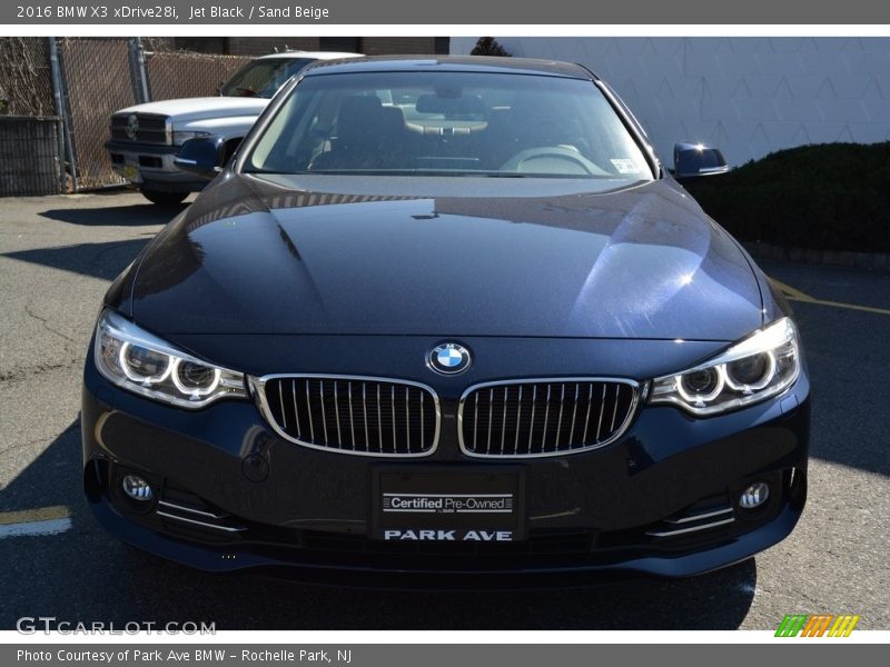 Jet Black / Sand Beige 2016 BMW X3 xDrive28i