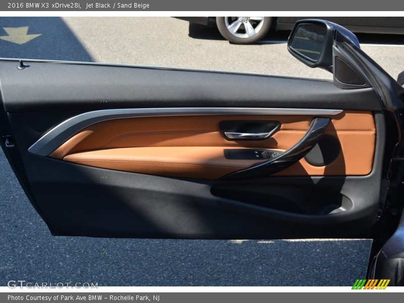Jet Black / Sand Beige 2016 BMW X3 xDrive28i