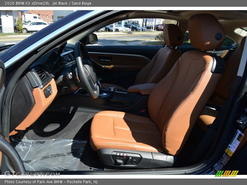 Jet Black / Sand Beige 2016 BMW X3 xDrive28i