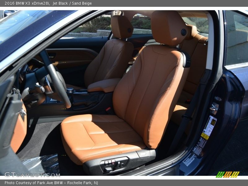 Jet Black / Sand Beige 2016 BMW X3 xDrive28i