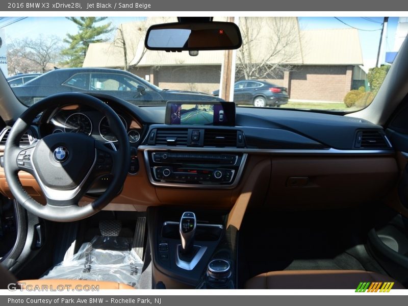 Jet Black / Sand Beige 2016 BMW X3 xDrive28i