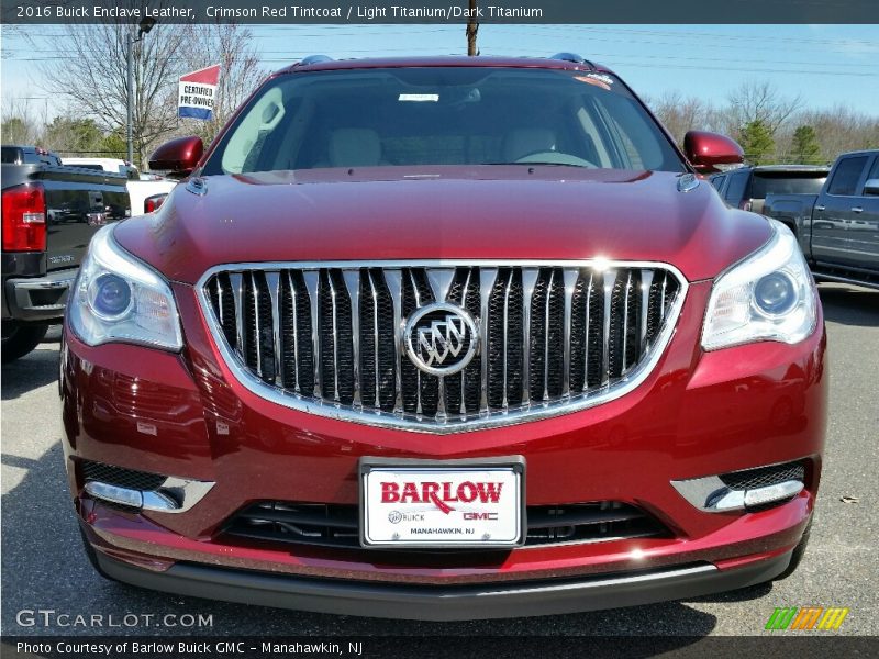 Crimson Red Tintcoat / Light Titanium/Dark Titanium 2016 Buick Enclave Leather
