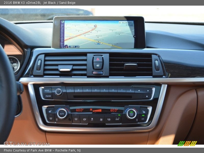 Jet Black / Sand Beige 2016 BMW X3 xDrive28i