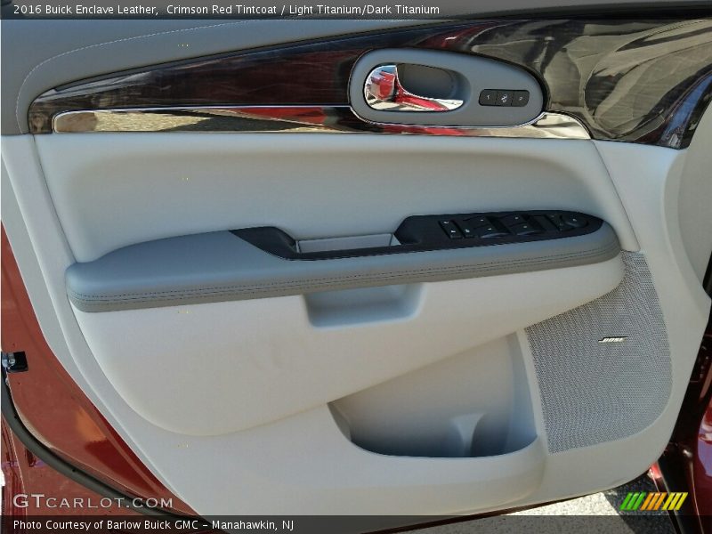 Crimson Red Tintcoat / Light Titanium/Dark Titanium 2016 Buick Enclave Leather