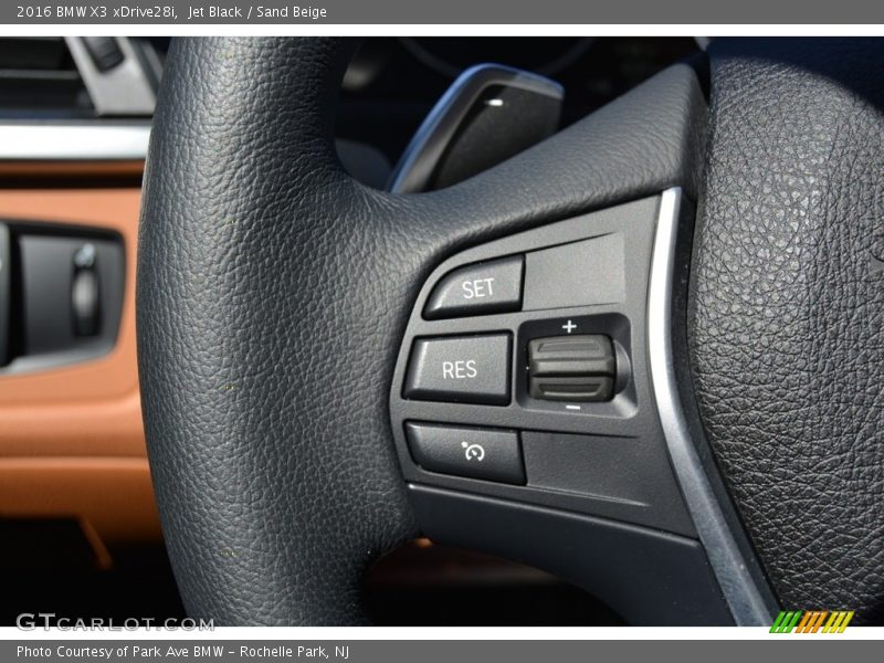 Jet Black / Sand Beige 2016 BMW X3 xDrive28i