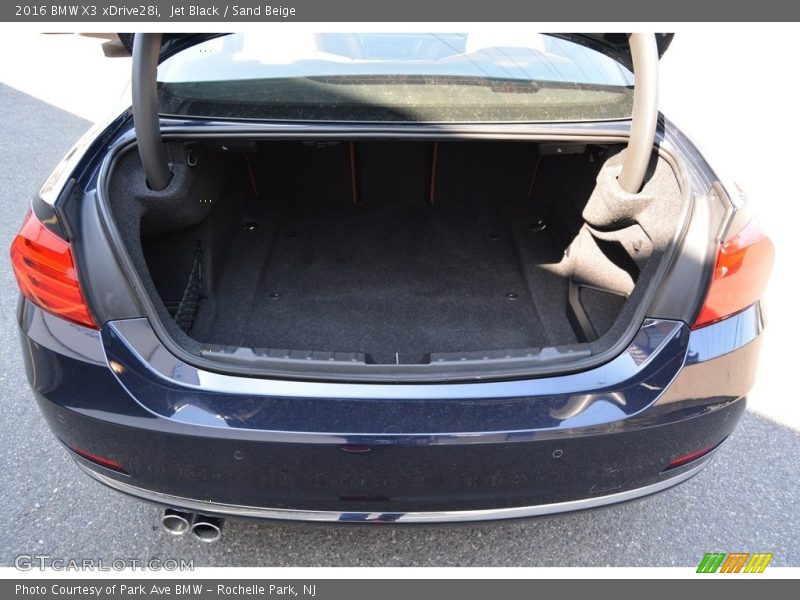 Jet Black / Sand Beige 2016 BMW X3 xDrive28i
