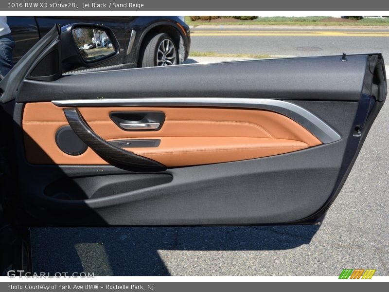 Jet Black / Sand Beige 2016 BMW X3 xDrive28i