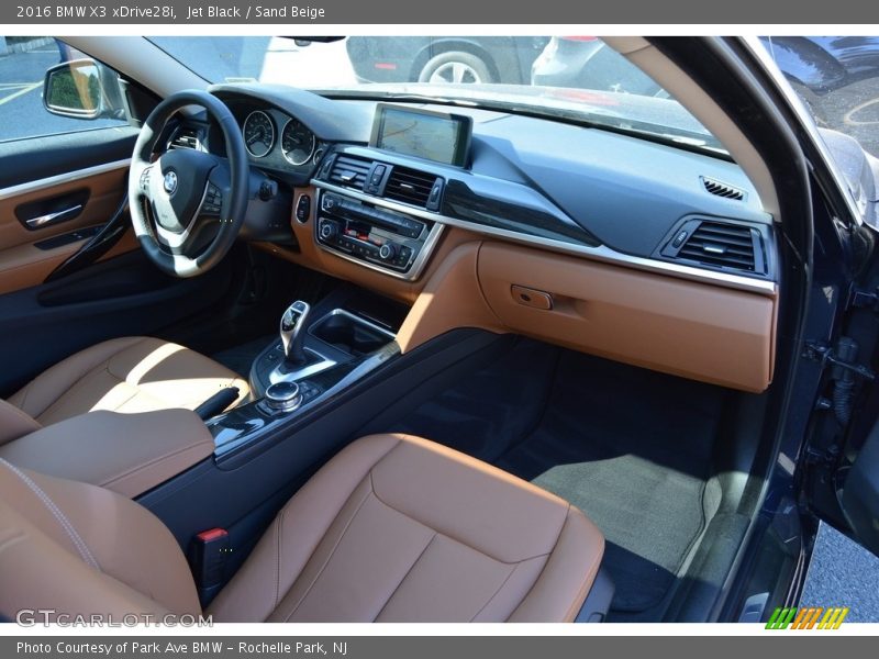 Jet Black / Sand Beige 2016 BMW X3 xDrive28i
