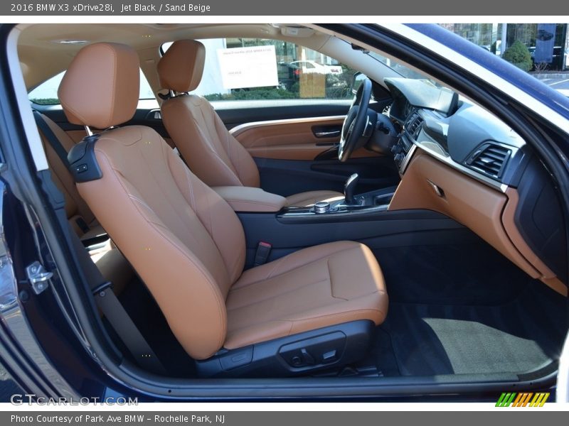 Jet Black / Sand Beige 2016 BMW X3 xDrive28i
