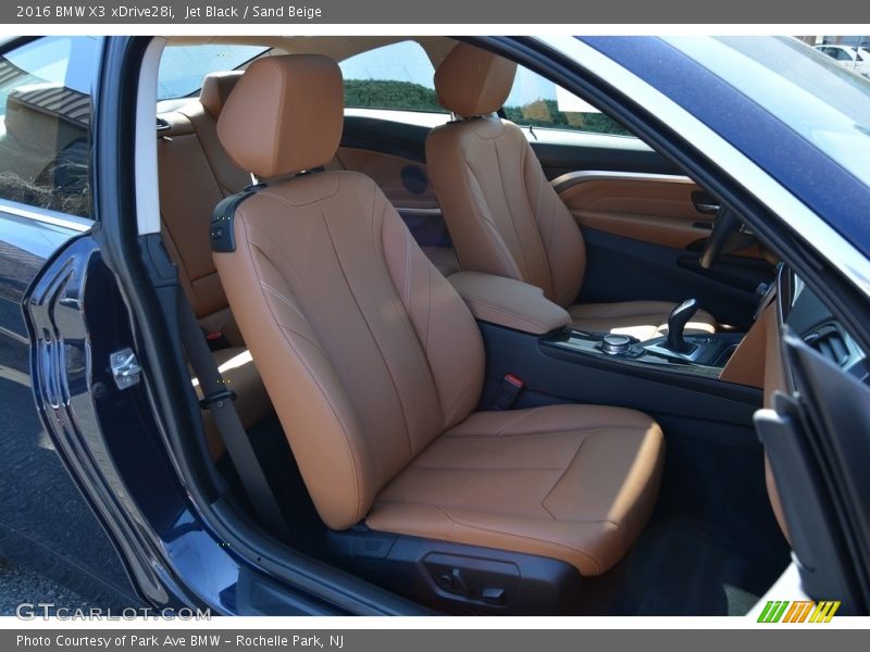 Jet Black / Sand Beige 2016 BMW X3 xDrive28i