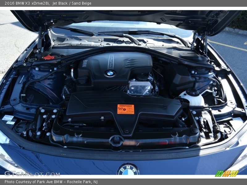 Jet Black / Sand Beige 2016 BMW X3 xDrive28i