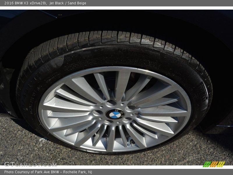 Jet Black / Sand Beige 2016 BMW X3 xDrive28i
