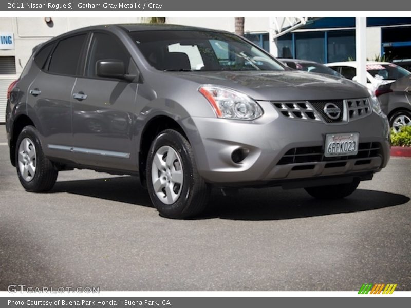 Gotham Gray Metallic / Gray 2011 Nissan Rogue S