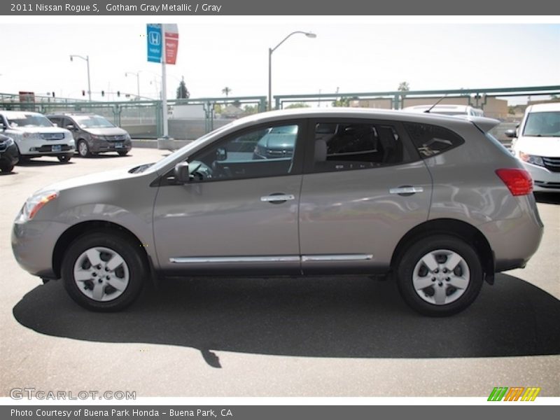 Gotham Gray Metallic / Gray 2011 Nissan Rogue S