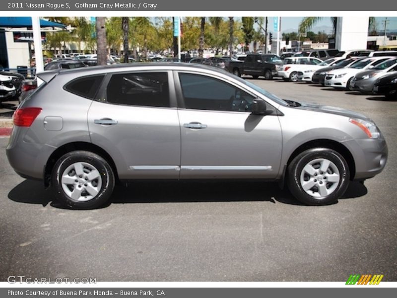 Gotham Gray Metallic / Gray 2011 Nissan Rogue S