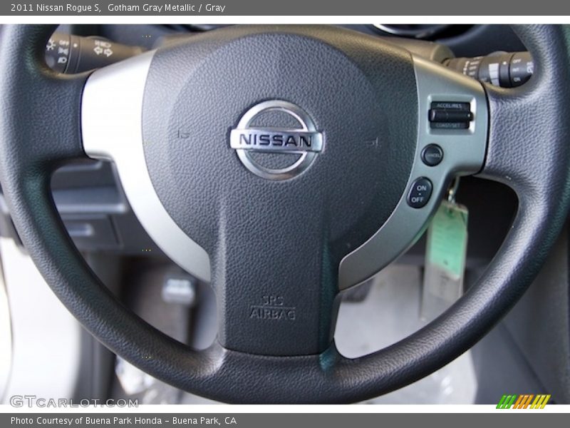 Gotham Gray Metallic / Gray 2011 Nissan Rogue S