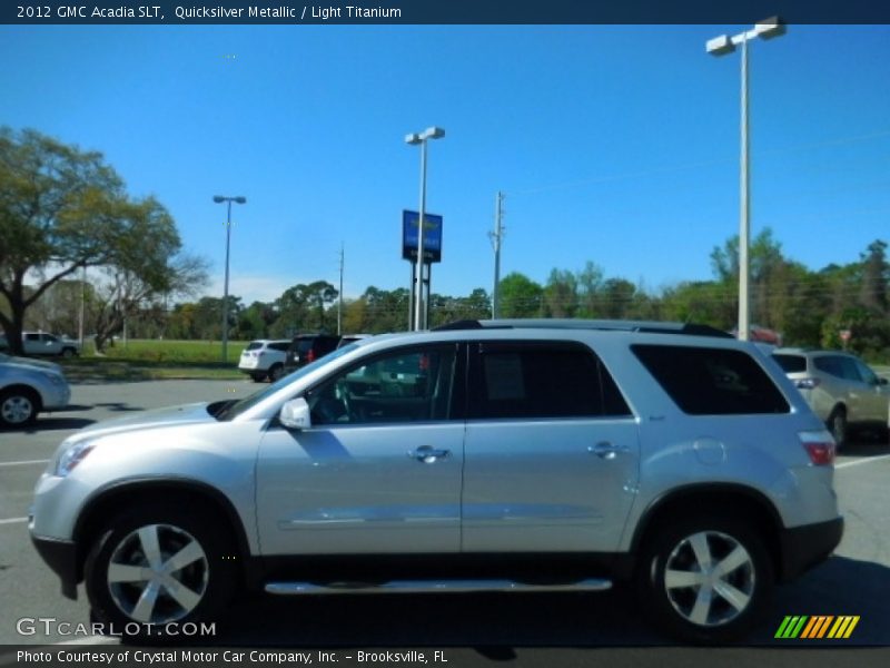 Quicksilver Metallic / Light Titanium 2012 GMC Acadia SLT