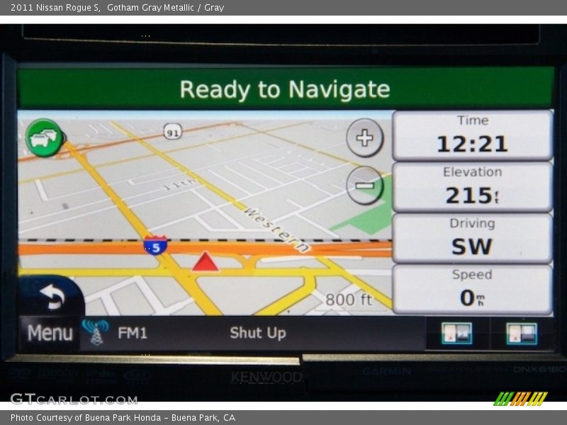 Gotham Gray Metallic / Gray 2011 Nissan Rogue S