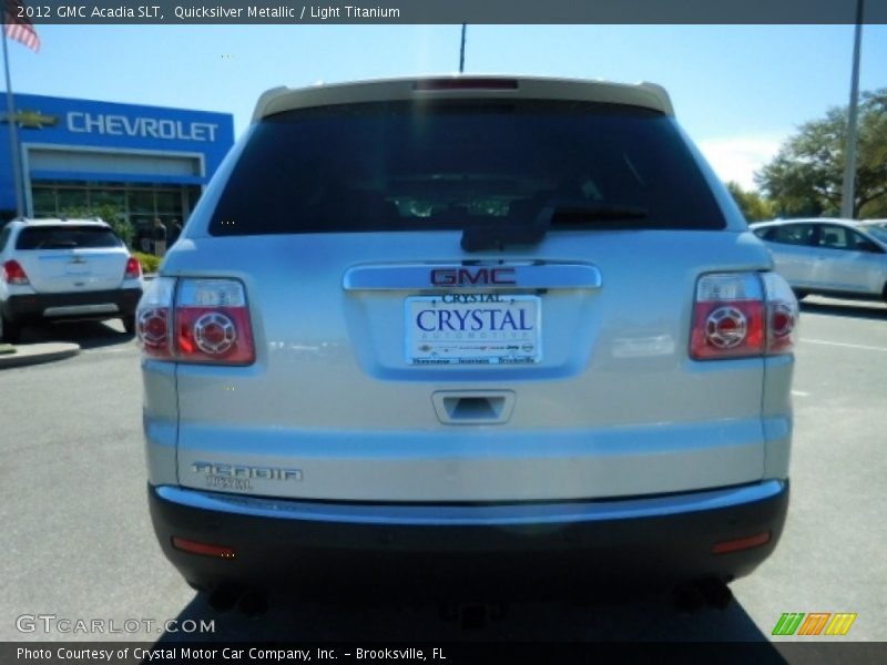 Quicksilver Metallic / Light Titanium 2012 GMC Acadia SLT
