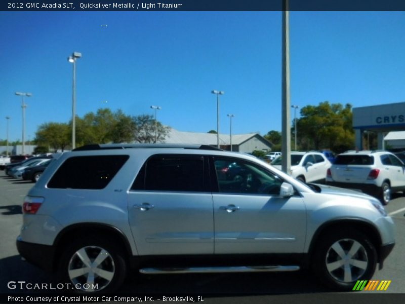 Quicksilver Metallic / Light Titanium 2012 GMC Acadia SLT