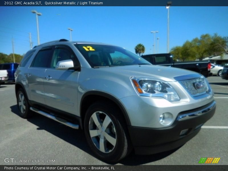 Quicksilver Metallic / Light Titanium 2012 GMC Acadia SLT