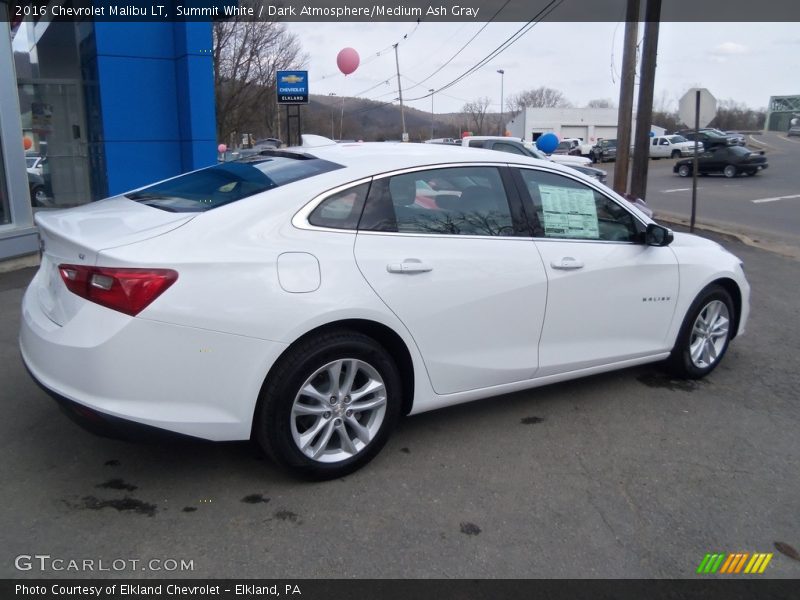 Summit White / Dark Atmosphere/Medium Ash Gray 2016 Chevrolet Malibu LT