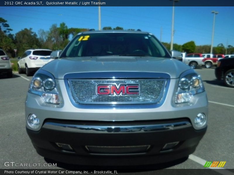 Quicksilver Metallic / Light Titanium 2012 GMC Acadia SLT