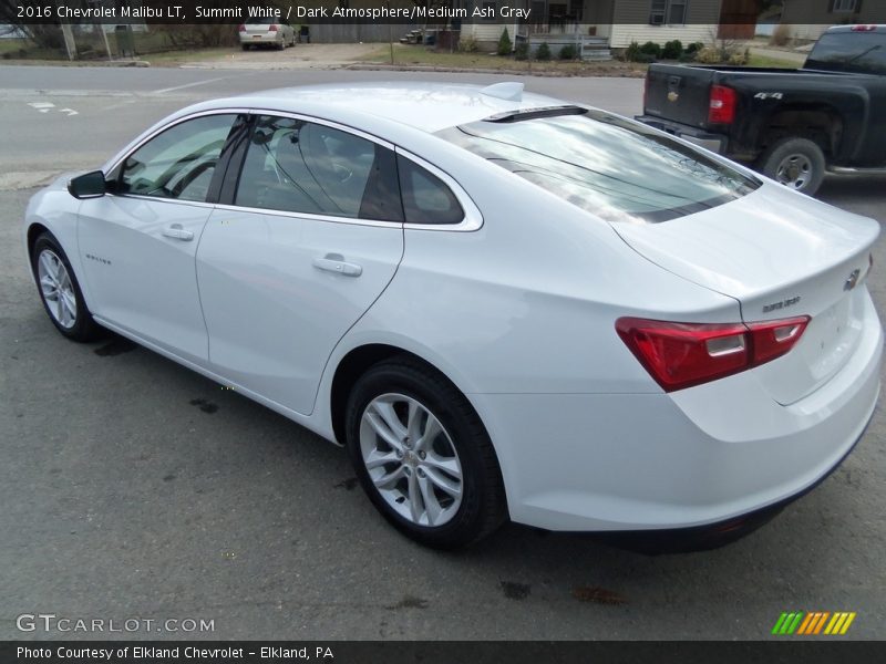 Summit White / Dark Atmosphere/Medium Ash Gray 2016 Chevrolet Malibu LT
