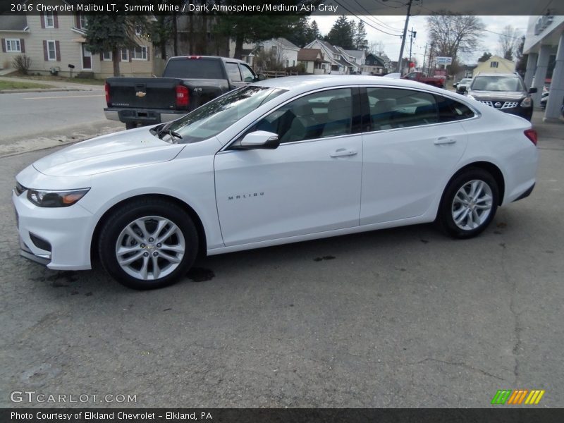 Summit White / Dark Atmosphere/Medium Ash Gray 2016 Chevrolet Malibu LT