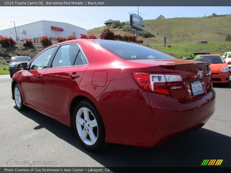 Barcelona Red Metallic / Black/Ash 2014 Toyota Camry SE