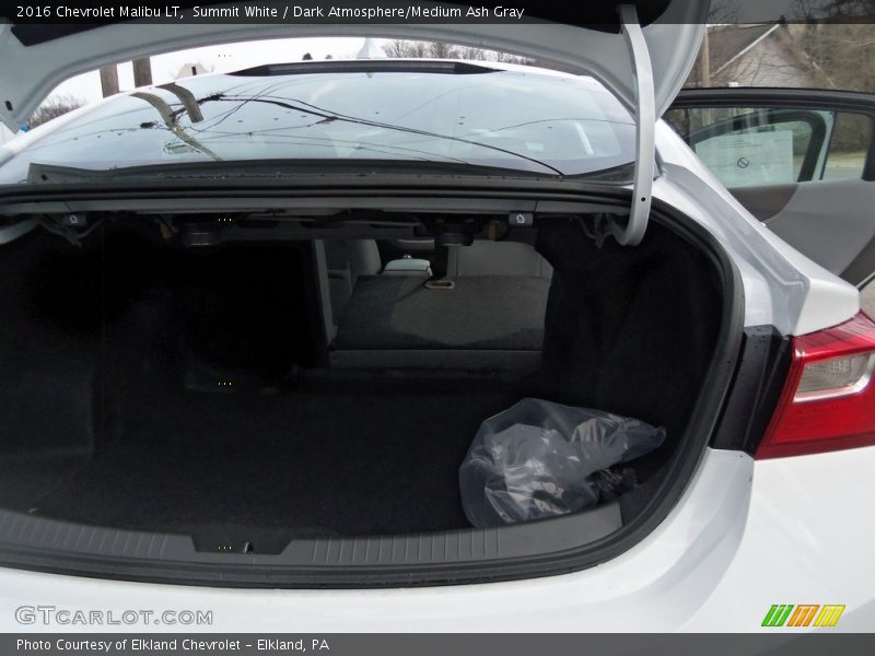 Summit White / Dark Atmosphere/Medium Ash Gray 2016 Chevrolet Malibu LT