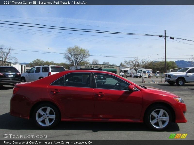 Barcelona Red Metallic / Black/Ash 2014 Toyota Camry SE