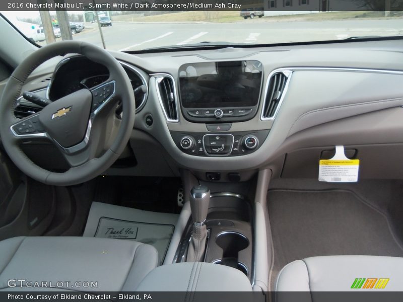 Summit White / Dark Atmosphere/Medium Ash Gray 2016 Chevrolet Malibu LT
