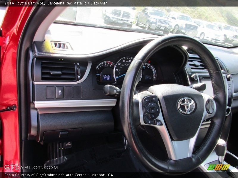 Barcelona Red Metallic / Black/Ash 2014 Toyota Camry SE