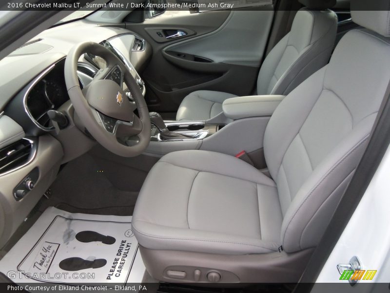 Summit White / Dark Atmosphere/Medium Ash Gray 2016 Chevrolet Malibu LT