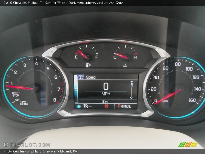 Summit White / Dark Atmosphere/Medium Ash Gray 2016 Chevrolet Malibu LT