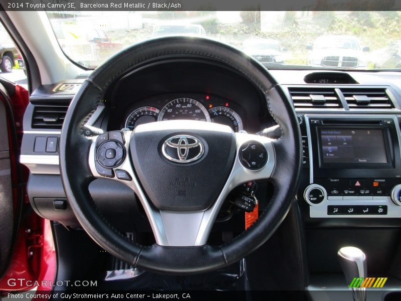 Barcelona Red Metallic / Black/Ash 2014 Toyota Camry SE