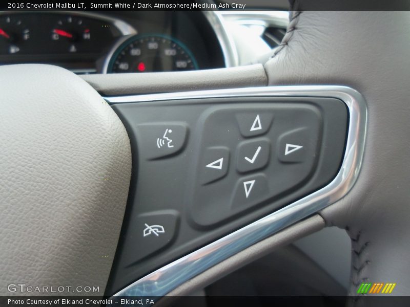Summit White / Dark Atmosphere/Medium Ash Gray 2016 Chevrolet Malibu LT
