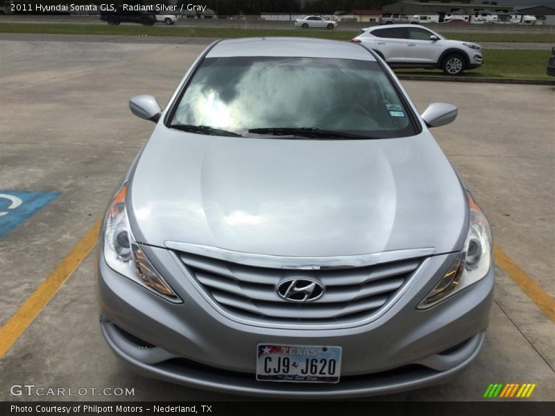 Radiant Silver / Gray 2011 Hyundai Sonata GLS