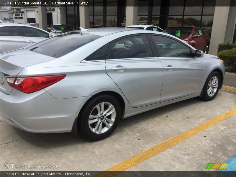 Radiant Silver / Gray 2011 Hyundai Sonata GLS