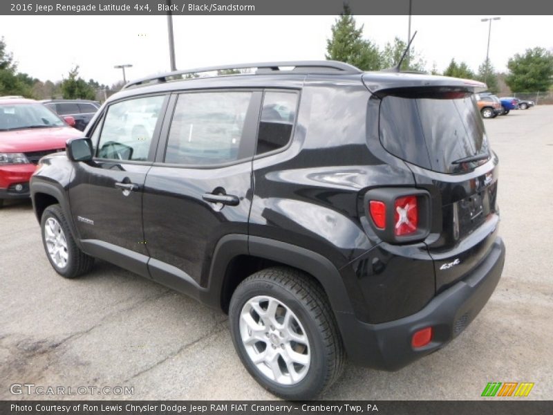 Black / Black/Sandstorm 2016 Jeep Renegade Latitude 4x4