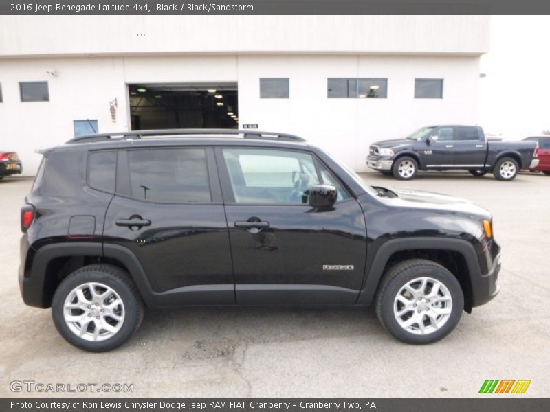 Black / Black/Sandstorm 2016 Jeep Renegade Latitude 4x4