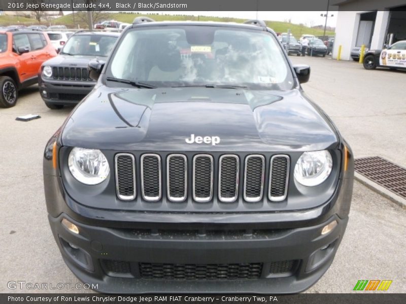 Black / Black/Sandstorm 2016 Jeep Renegade Latitude 4x4