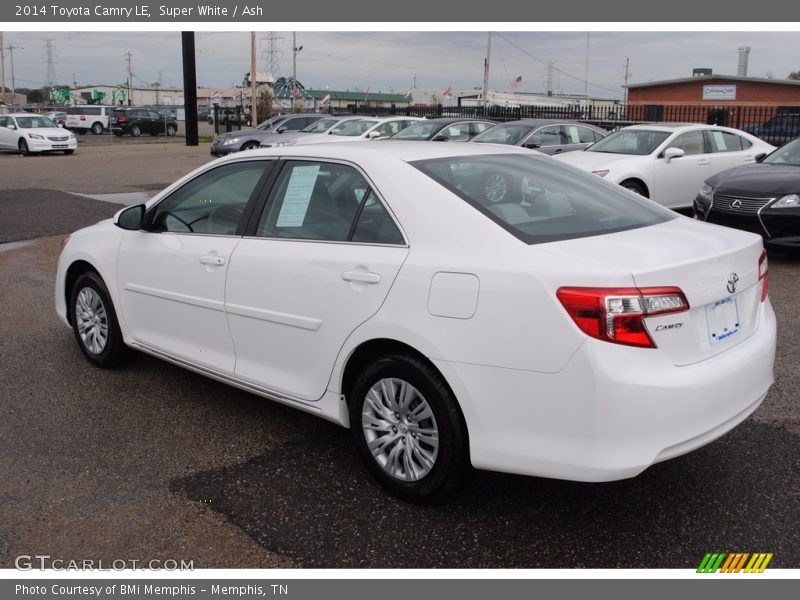 Super White / Ash 2014 Toyota Camry LE