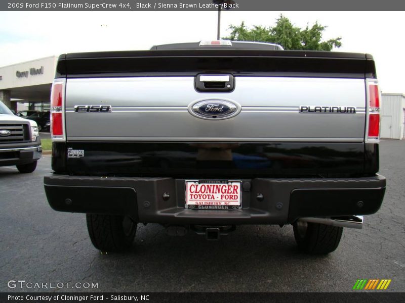 Black / Sienna Brown Leather/Black 2009 Ford F150 Platinum SuperCrew 4x4