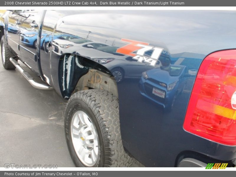 Dark Blue Metallic / Dark Titanium/Light Titanium 2008 Chevrolet Silverado 2500HD LTZ Crew Cab 4x4